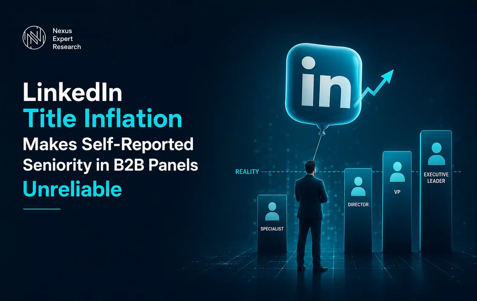 LinkedIn Title Inflation Makes Self-Reported Seniority in B2B Panels Unreliable