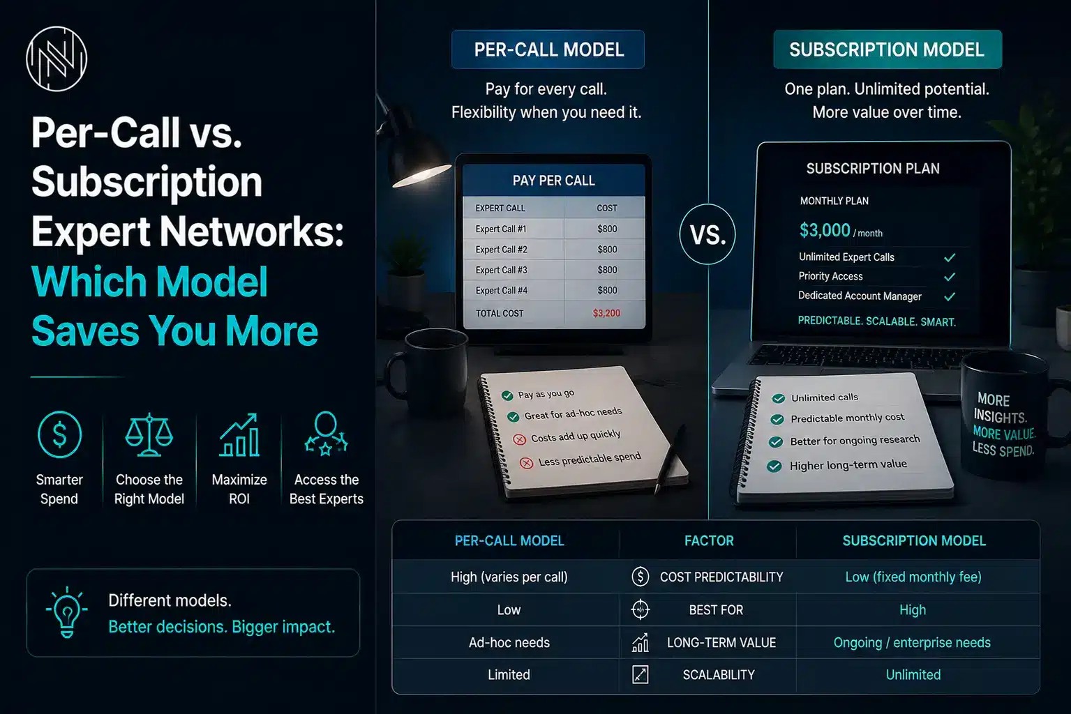 Per-Call vs. Subscription Expert Networks