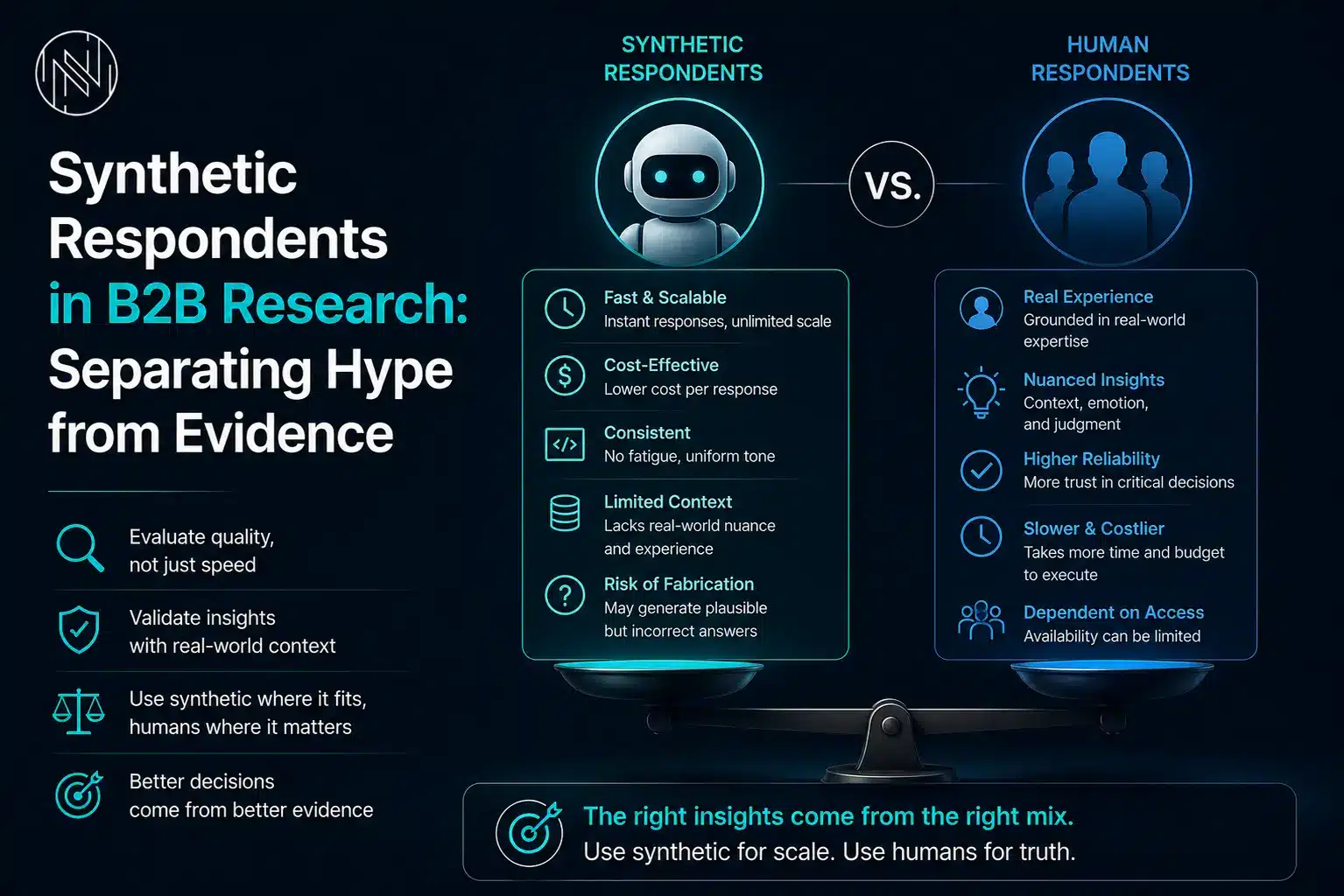 synthetic respondents in b2b research
