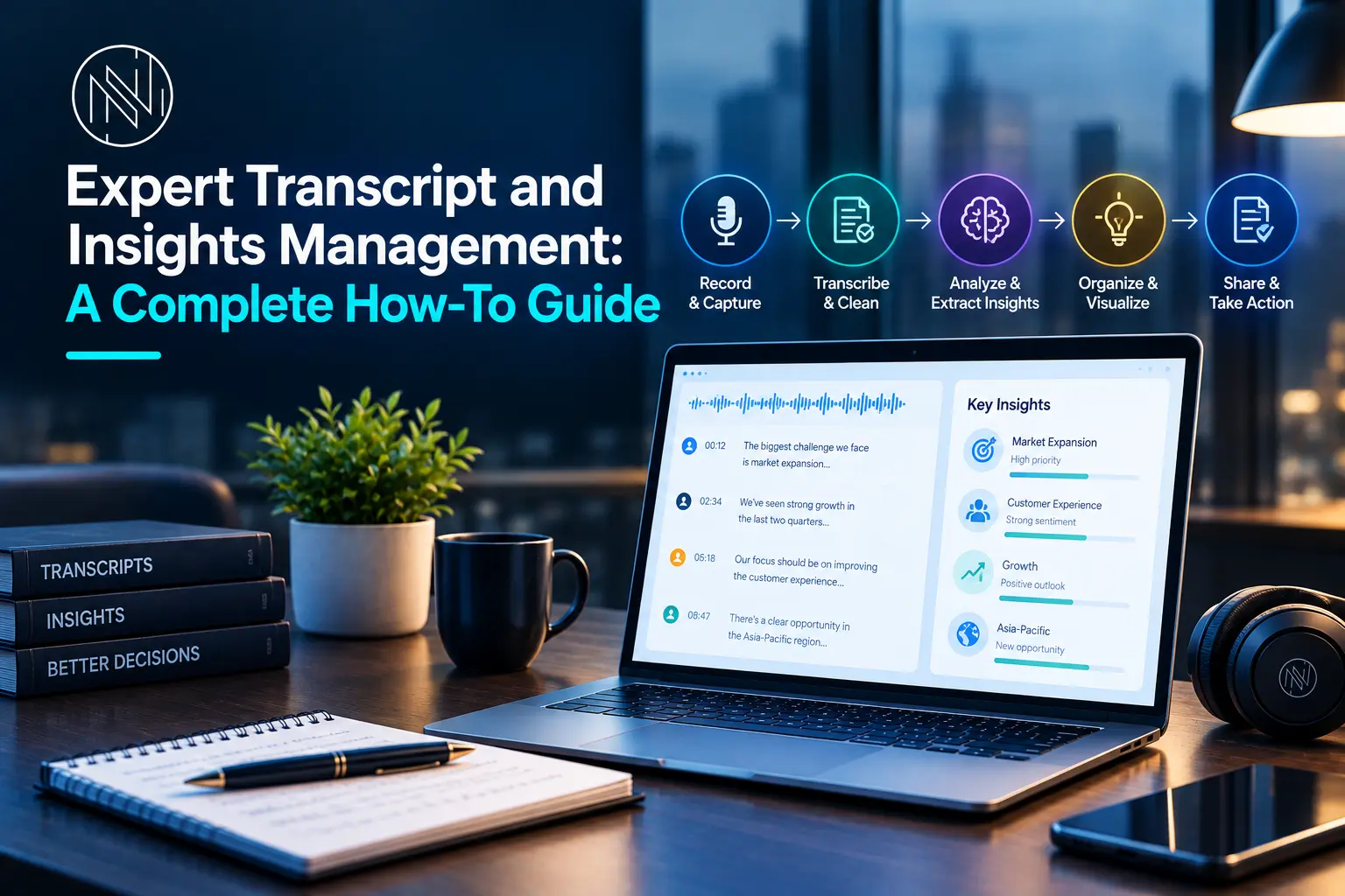 Expert transcript and insights management: a complete how-to guide