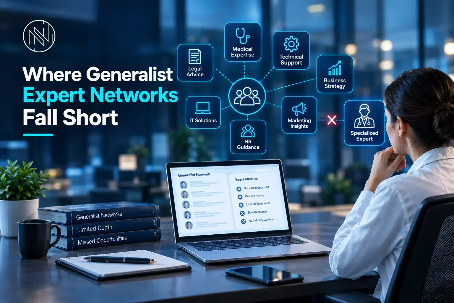 Custom expert recruitment vs generalist network database sourcing comparison for niche due diligence